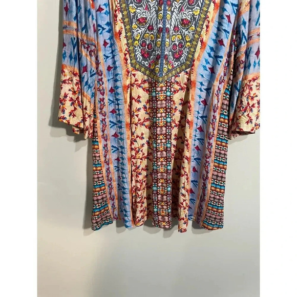 Soft Surroundings Fifi Embroidered Colorful Artsy Tunic Top - Picture 5 of 11